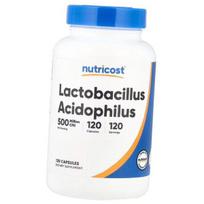 Laktobacilos acidophilus, Lactobacillus Acidophilus 500 milijonų, Nutricost 120 kaps. (69647015) 120caps