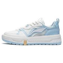 Li Ning Xing Chuan V2 Non-Slip Wear-Resistant Low-Top Skate Shoes Women Skate Shoes White Blue AGCT144-1 35⅔