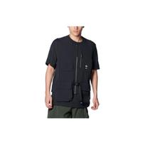 Under Armour vientos spalvos logotipas kišenė užtrauktukas lauko darbo liemenė unisex liemenės Juoda 1387983-001 S