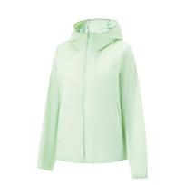 Li Ning Fitness Series Solid Color Zip-Up Hooded Comfortable Breathable Versatile Sports Jacket Women Jacket Sheep-Fat-Green AFDV154-3 S