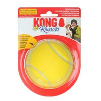 KONG Rewards Tennis – interaktyvus teniso kamuolio formos žaislas su skanėstais (dydžiai S ir L) - Produkto Dydis S
