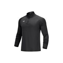 Under Armour Logo Print Stand Collar Half Zip Training Hoodie Men hoodies Black 21600601-001 M