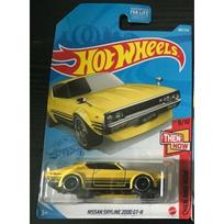Hot Wheels Mainline Modeliukas Nissan Skyline 2000 GT-R Yellow (yra Sandėlyje)
