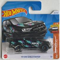 Hot Wheels Mainline Modeliukas 19 Ford Ranger Raptor HKS Short card