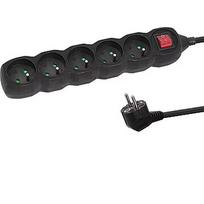 Esperanza ELK216K power extension 5 m 5 AC outlet(s) Indoor Black ELK216K