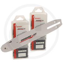 Grandinė pjūklui 2 vnt. su pjovimo juosta Endurance Cut 3/8“ 1,5 mm 45 cm / 18“ 68 nareliai