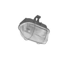 Lauko lubinis šviestuvas OVAL 1xE27/60W/230V IP44 pilka