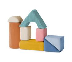 B-Toys - Vaikų putplasčio blokeliai TUMBLE-Y 8 vnt.