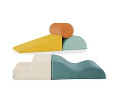 B-Toys - Vaikų putplasčio blokeliai MAXI WONDERSHAPES 5 vnt.