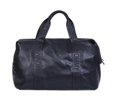 Childhome - Persirengimo krepšys MOMMY BAG LEATHER juoda