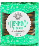 Avižiniai sausainiai, BOGUSLAVNA, su linų sėklomis, 400 g
