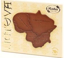 Šokoladas-žemėlapis 70% LIETUVA, 42 g.