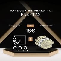 Pardavimų be prakaito paketas - 8 konferencijų įrašai ir 4 praktiniai įrankiai dovanų