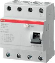 FH204 AC-63/0.03 Residual Current Circuit Breaker (RCCB) 4P 63A 30mA AC 2CSF204004R1630 | 8012542894100
