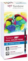Tombow - 18 ABT Dual Brush Pen - Primary