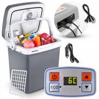 Automobilinis šaldytuvas Turistinis šaldytuvas Berdsen, 26 l, su šildymo ir vėsinimo funkcijomis, USB jungtimi, 12/230V, pilkas