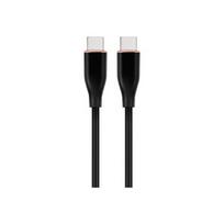 Kabelis Gembird Premium silicon USB Type-C Male - USB Type-C Male 1.5m Black