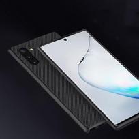 „Nillkin“ „Samsung Galaxy Note 10“ tekstūruotas kietas dėklas, raudonas