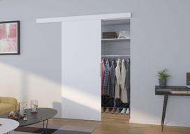 Stumdomos durys PIXI 96, 96 x 205 cm, balta