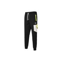 Puma Retro Side Stripe Pocket Knit Joggers Men Bottoms Black 534684-01 M