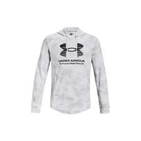 Under Armour Logo Print Camouflage Hoodie Men Tops White 1377185-100 XL