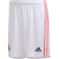 Adidas Real Madrid Stilingos Patogios Minkštos Kvėpuojančios Futbolo Šortai Vyriški Šortai Balti FM4733 S