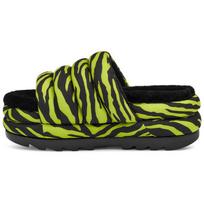 UGG Fabric Maxi Tiger Stripe storo pado šlepetės moterims, žalios 1127075-KLM 37