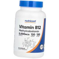 Vitaminas B12, Metilkobalaminas, Vitaminas B12 5000, Nutricost (36647047) 120caps