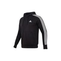 Adidas 3-Stripes Full-Zip Hoodie Men Hoodie Black IC0435 XL black