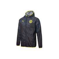 Puma Borussia Dortmund Futbolo Striukė su Užtrauktuku vyriška Juoda 758585-02 XS