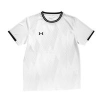 Under Armour Soccer Apparel Series Logo Sports Breathable Short Sleeve Jersey Unisex jersey White 25500522-100 3XL