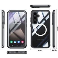 Grūdinto stiklo apsauginis dėklas Samsung galaxy A16 S24FE S24 Plus S23 Ultra A55 Skaidrus 360 Visapusiškai apsaugantis Skaidrus TPU dėklas S23 FE juoda
