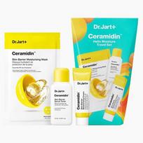 Dr.Jart+ Ceramidin Hello Moisture 3 žingsnių kelioninis rinkinys – Keramidų odos priežiūros pagrindai stipresniam barjerui, Korėjietiškas
