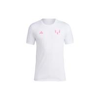 adidas Messi N&N Tee White Men Streetwear JF4289 L