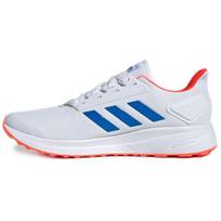 Adidas Duramo 9 Balti Švytintys Mėlyni Raudoni Vyriški Sportbačiai Debesies Baltumo Saulės Raudonumo EG8665 45⅓