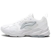 Li Ning Pulse Classic Madingi Universalūs Patogūs Smūgius Sugeriantys Neslystantys Dilimui Atsparūs Žemi Tėčio Batai Vyriškas Sportbačiai Sidabriniai Balti AGCV145-1 40⅓