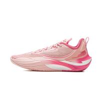 Li Ning Hurricane Venus Visos pėdos technologijos bėgimo apsauginiai batai vyrams krepšinio batai matinės rožinės spalvos ABAU083-10 41