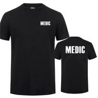 Medic T Shirt Summer Men Cotton Short Sleeve Doctor T-shirts Mans Clothing Tops OT-004 S