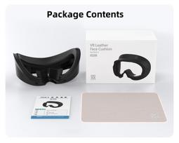 VR Veido Sąsajos Laikiklis Kempinė Veido Pagalvėlė Pakeitimas Pico 4 / PICO 4 Ultra VR Šalmui Plaunamas Prakaitui Atsparus Odinis Veido Dangtelis juoda