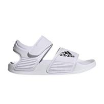 Adidas Adilette Sandalas K Baltas Juodas Vaikams Sportbačiai Debesėlio Baltumo Pagrindinis Juodumas GW0342 28 white