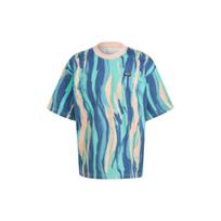 Adidas Originals Grx Dtc Tee Aop Marble Print Round Neck Sports Short Sleeve T-Shirt Men Tops Multicolor GN3319 XXL