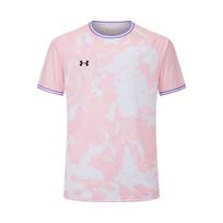Under Armour Casual Breathable Jersey Short Sleeve T-Shirt Unisex Tops Pink 25500513-647 2XL