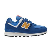 New Balance 574 Hook & Loop Little Kid Night Sky Gold Fusion Kids Sneakers Blue PV574HBG 28