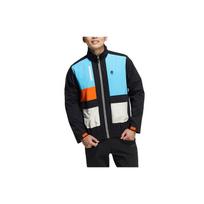 Adidas Neo Colorblock Stand Collar Sports Jacket Men Outerwear Black HD4662 L
