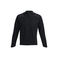 „Under Armour“ apsauginė striukė nuo saulės su užtrauktuku, gobtuvu ir raišteliu bei kvėpuojančiu tinkleliu, juodos spalvos 1370494-001 M