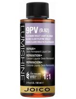 Joico skysti pusiau ilgalaikiai plaukų dažai tonavimui Joico LumiShine Demi Liquid 9PV, 60ml