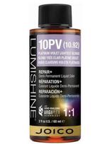 Joico skysti pusiau ilgalaikiai plaukų dažai tonavimui Joico LumiShine Demi Liquid 10PV, 60ml