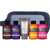 Kundal Travel Kit White Musk – 5-in-1 Hair & Body Care Essentials with Cleanser, Korean