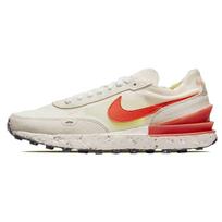 Nike Waffle One Crater SE Šviesiai dramblio kaulo oranžinės moteriški sportbačiai Kreminiai šviesiai kauliniai juodi DJ9640-101 35.5