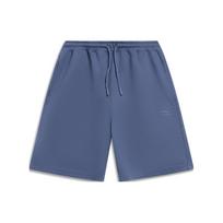 Li-Ning Pure Color Logo Straight Casual Shorts Men Bottoms Gray Indigo AKST079-7 L